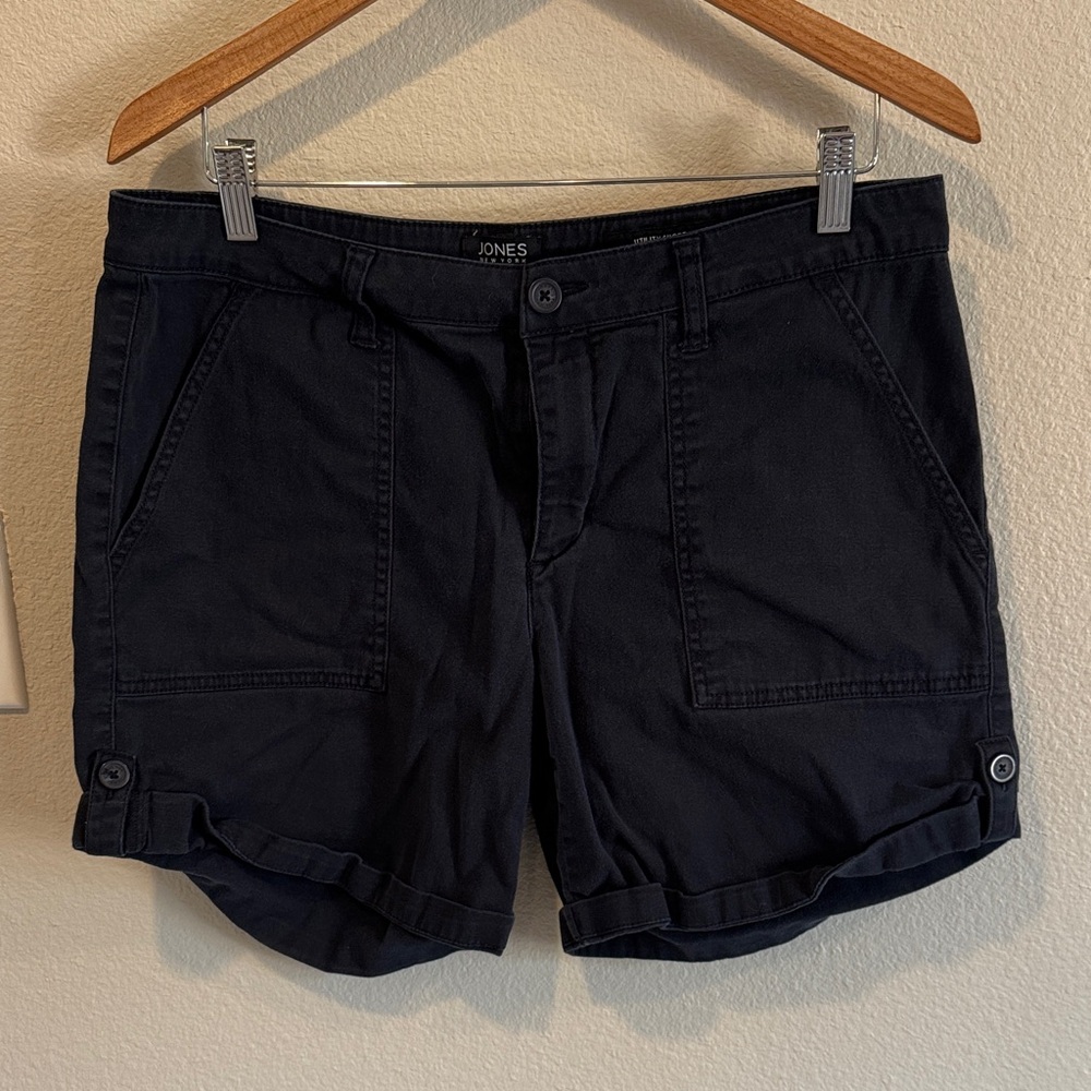 Jones New York Black Cargo Shorts